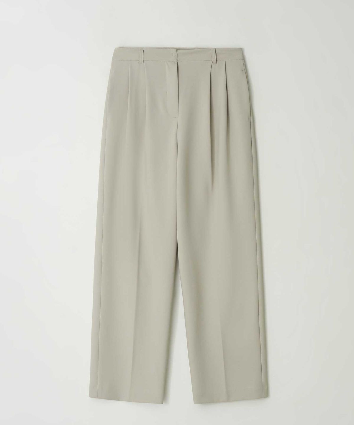 더라이(THERYE) Classic Two-Tuck Slacks(Beige)