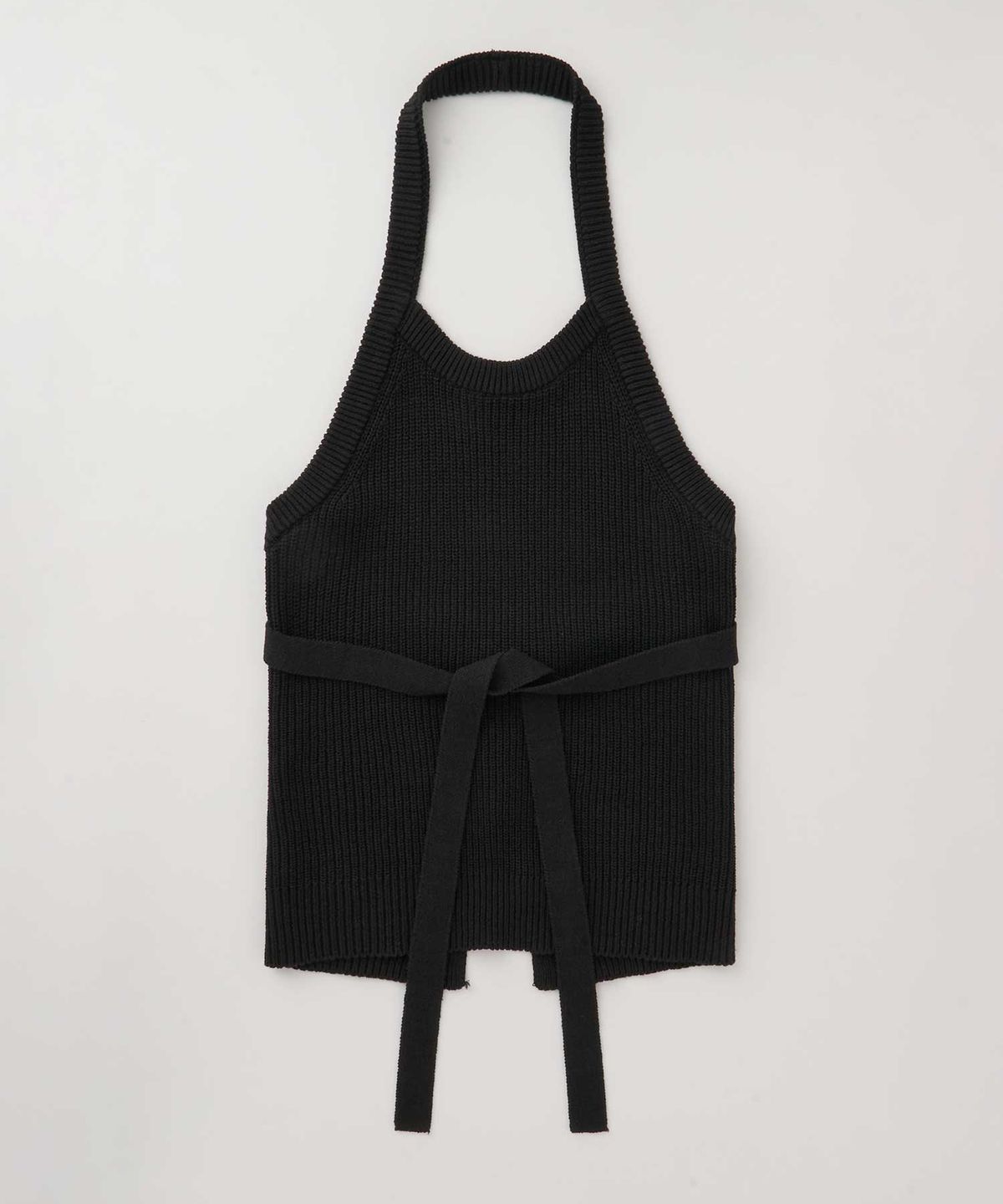 더라이(THERYE) Wrap Sleeveless Knit(Black)