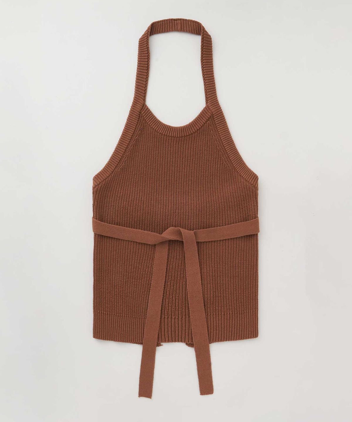 더라이(THERYE) Wrap Sleeveless Knit(Camel)