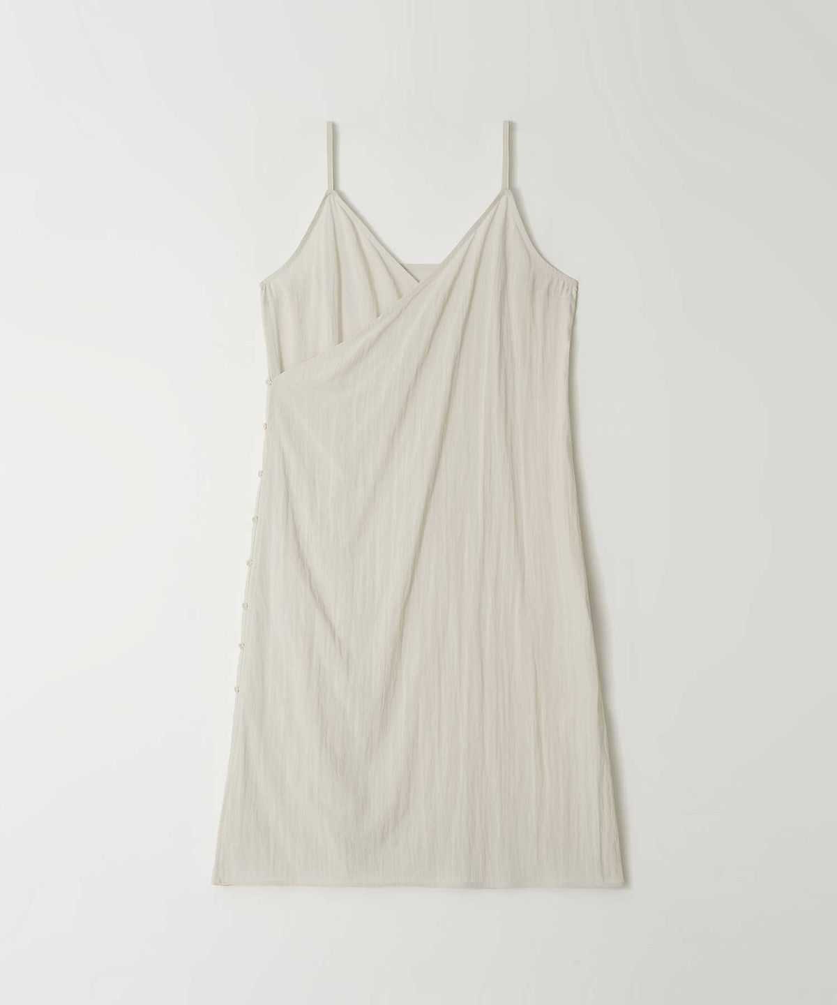 더라이(THERYE) Wrap Button Dress(Light Beige)