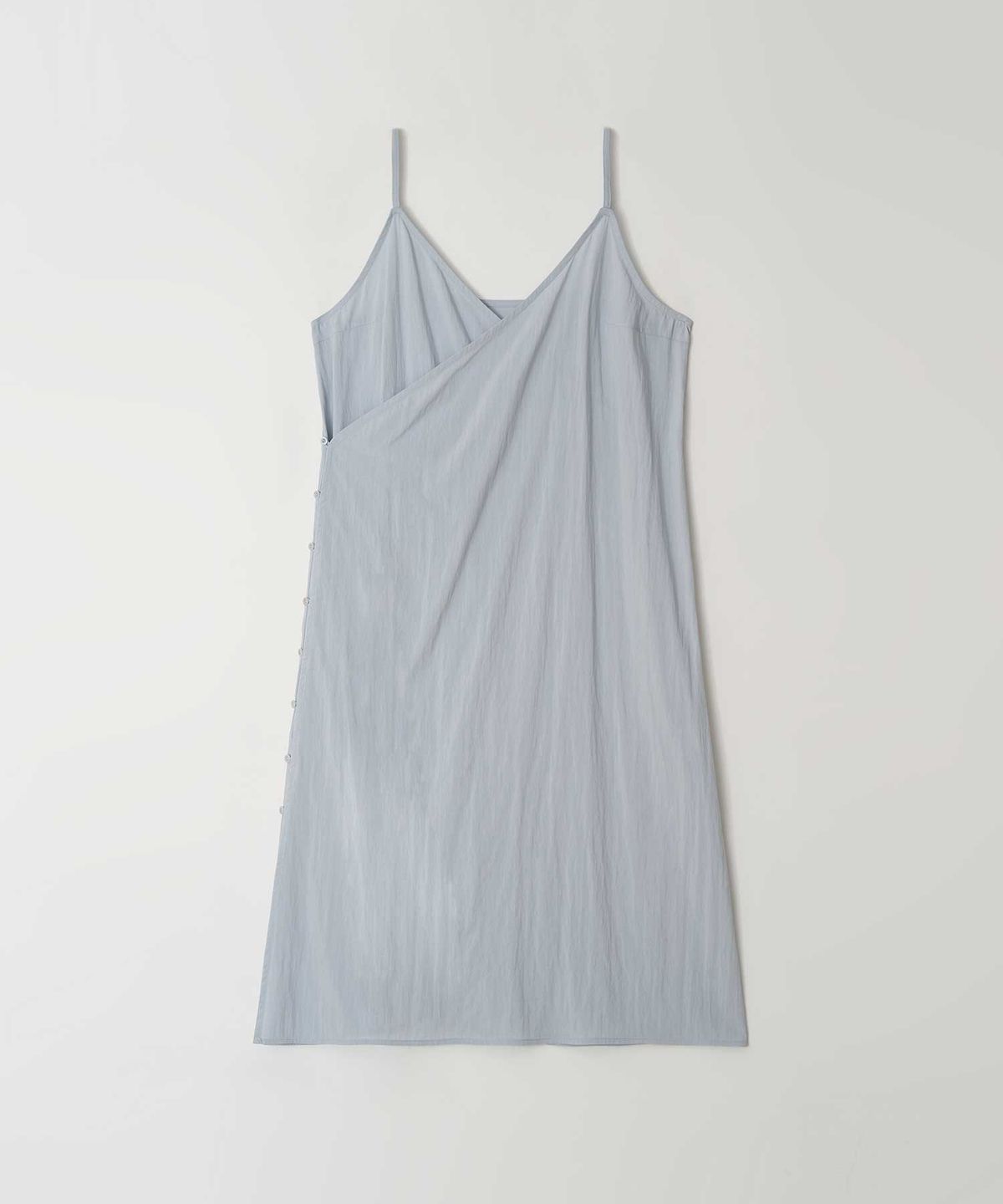 더라이(THERYE) Wrap Button Dress(Light Blue)