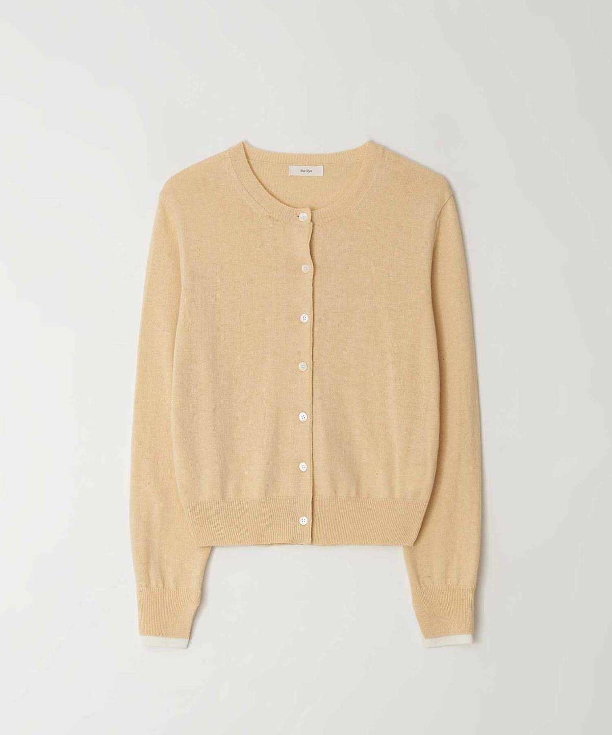 더라이(THERYE) Cut-Off Cardigan(Yellow)
