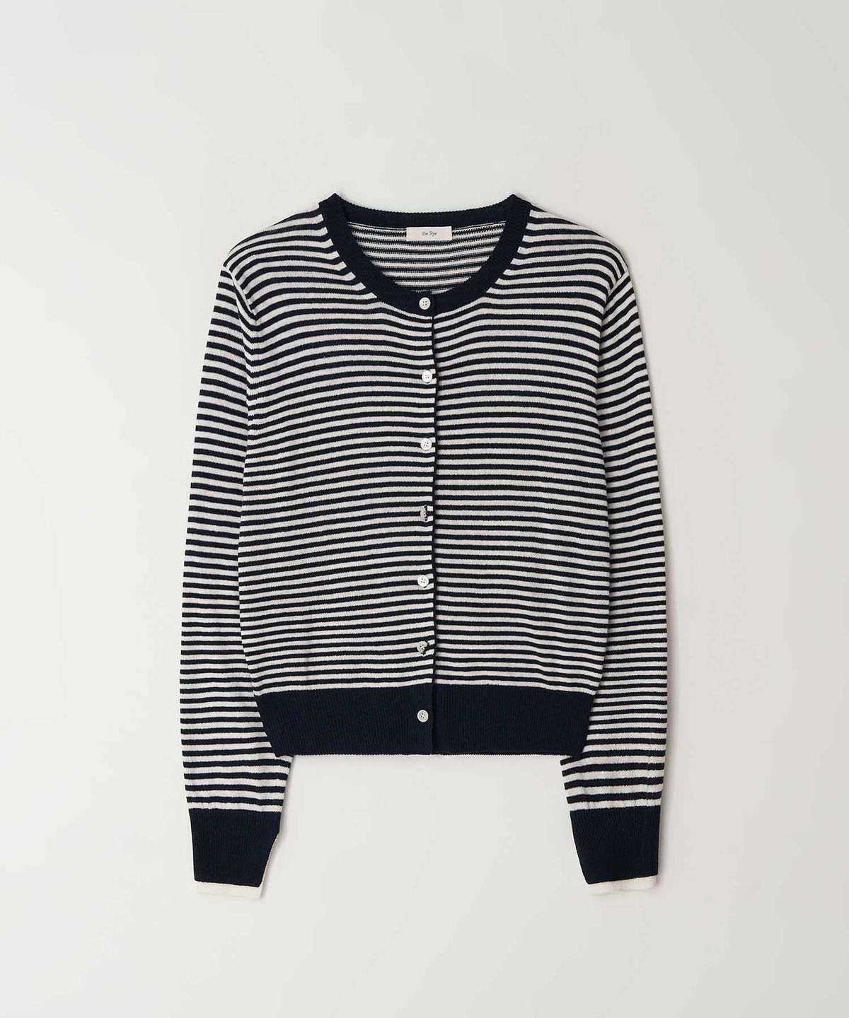 더라이(THERYE) Cut-Off Cardigan(Navy)
