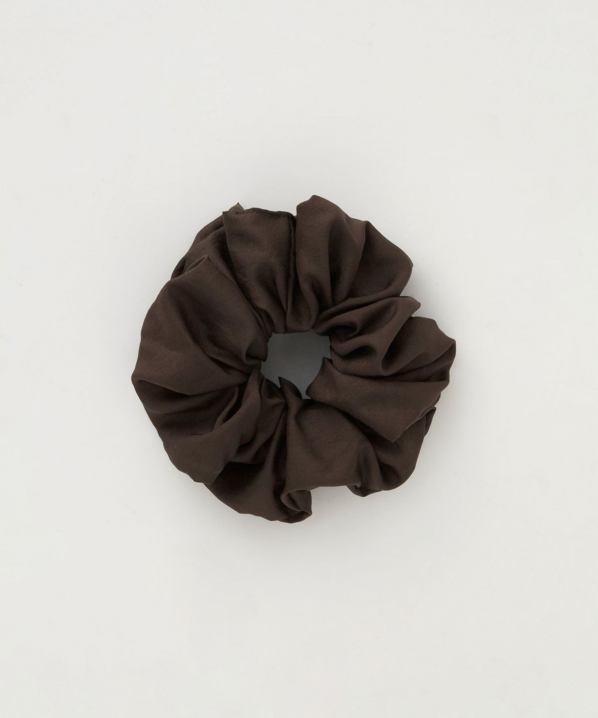 더라이(THERYE) Silky Scrunchie M(Brown)