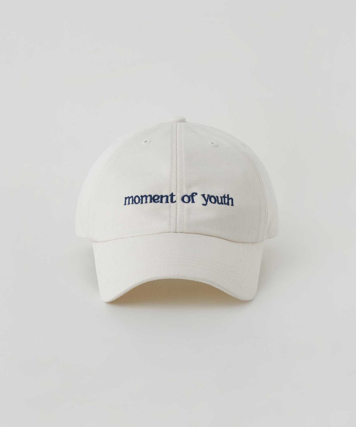 더라이(THERYE) Moment Cotton Ball Cap(Ivory)