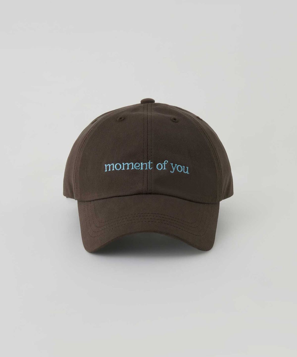 더라이(THERYE) Moment Cotton Ball Cap(Brown)