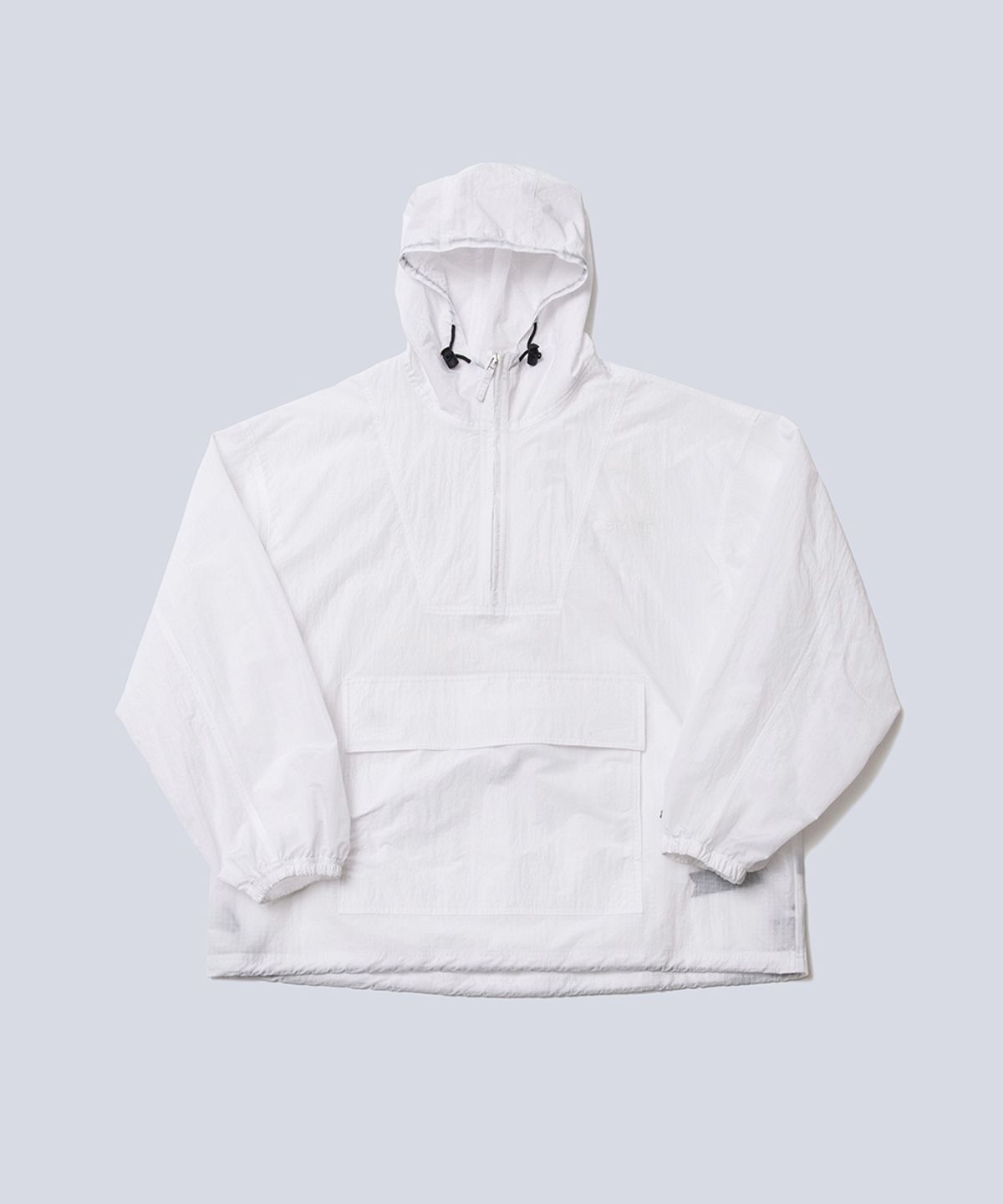 스텐스 서울(STANCE SEOUL) LOGO ANORAK (WHITE)
