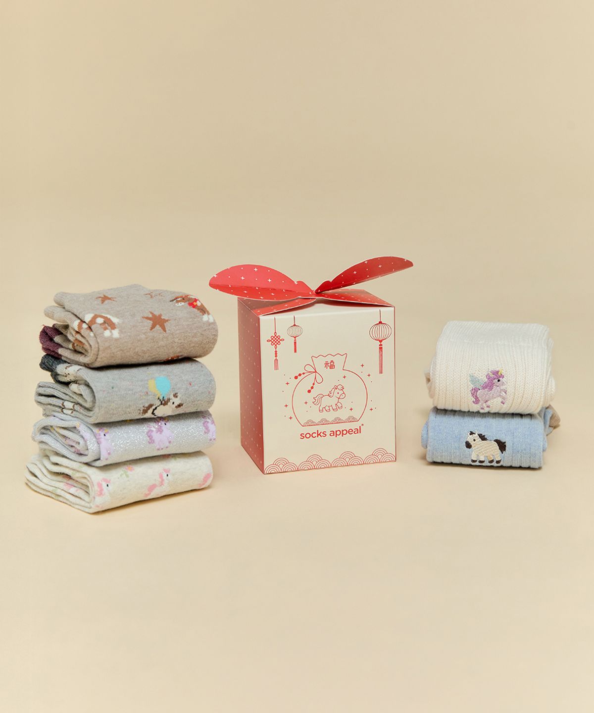 삭스어필(SOCKS APPEAL) NEW YEAR 2PACK SET