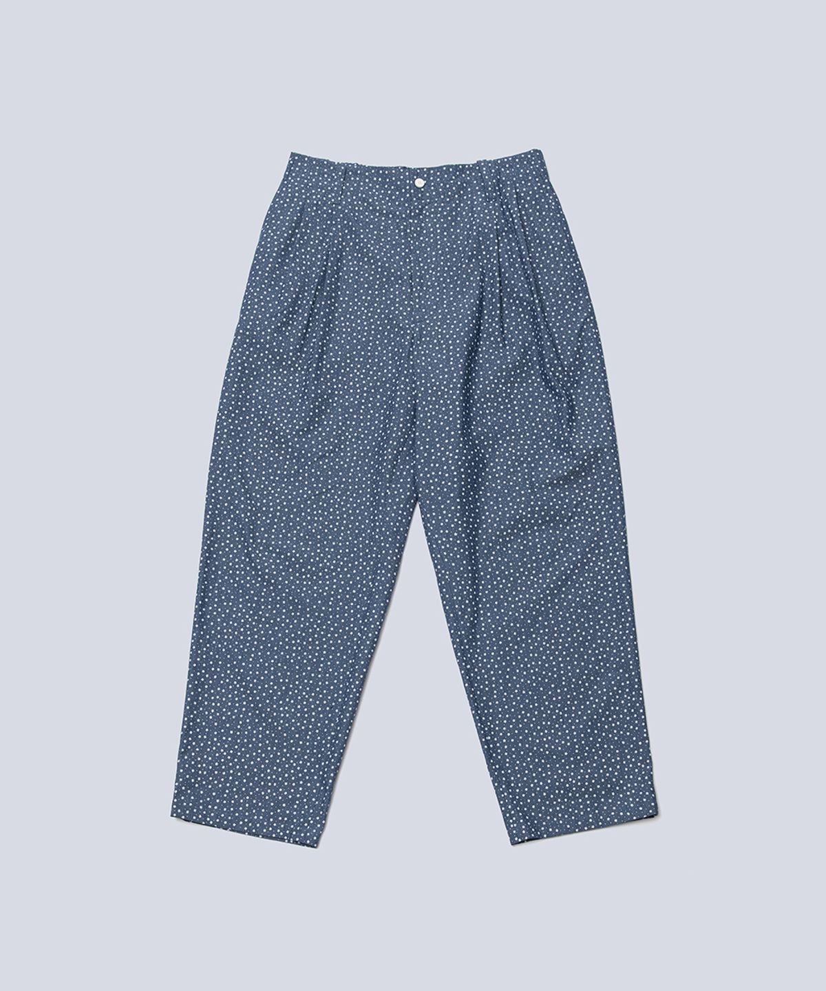스텐스 서울(STANCE SEOUL) FLORAL HALF BANDING WIDE PANTS (INDIGO BLUE)
