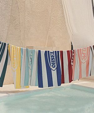 레트로 스트라이프 비치타올 10Color