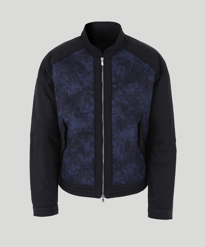 Smudge Layered Jacket (Black)