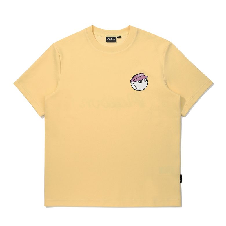 버킷 트리플 유니 라운드 티셔츠 BUTTER YELLOW