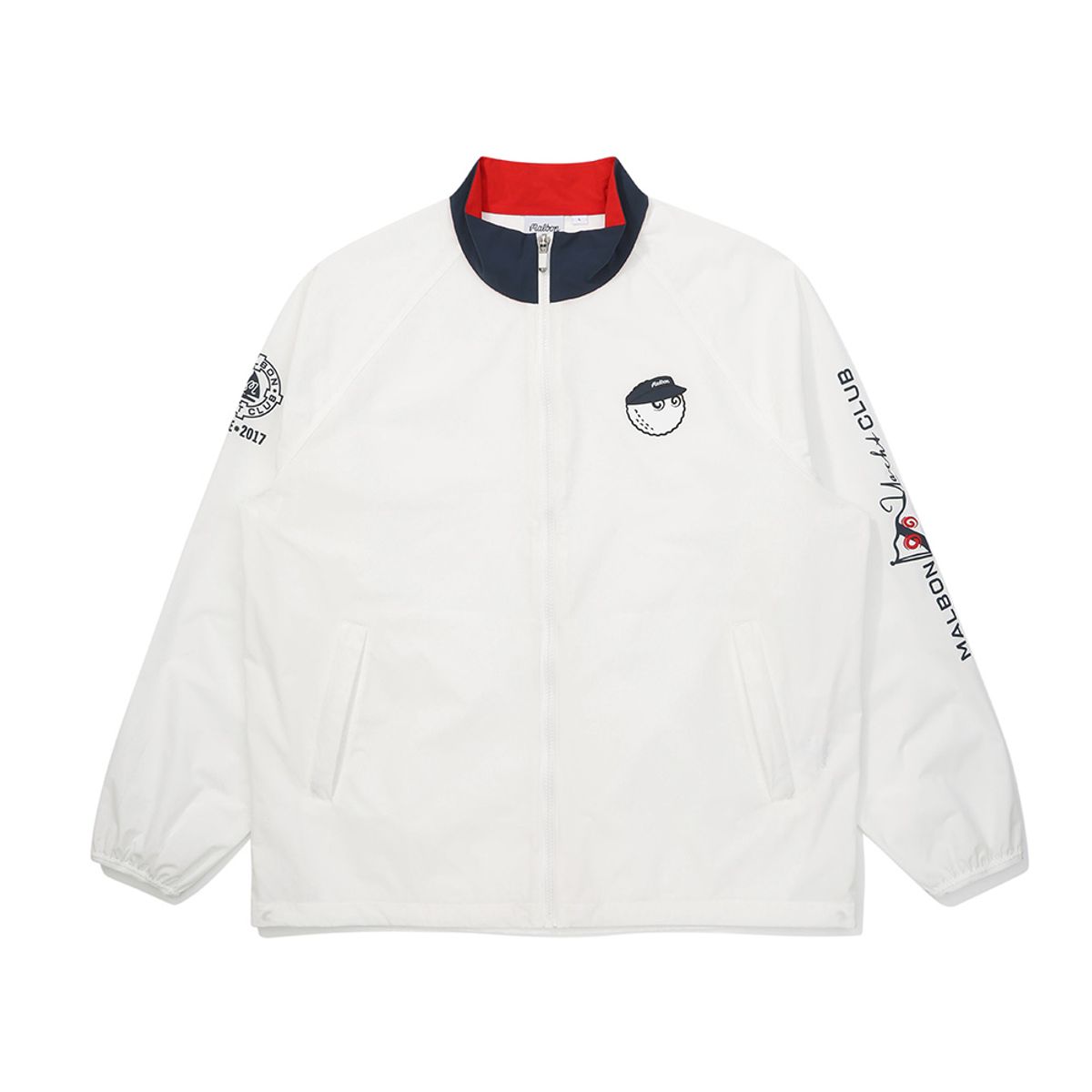 말본 골프(MALBON GOLF) YACHT CLUB 경량 자켓 WHITE (MAN)