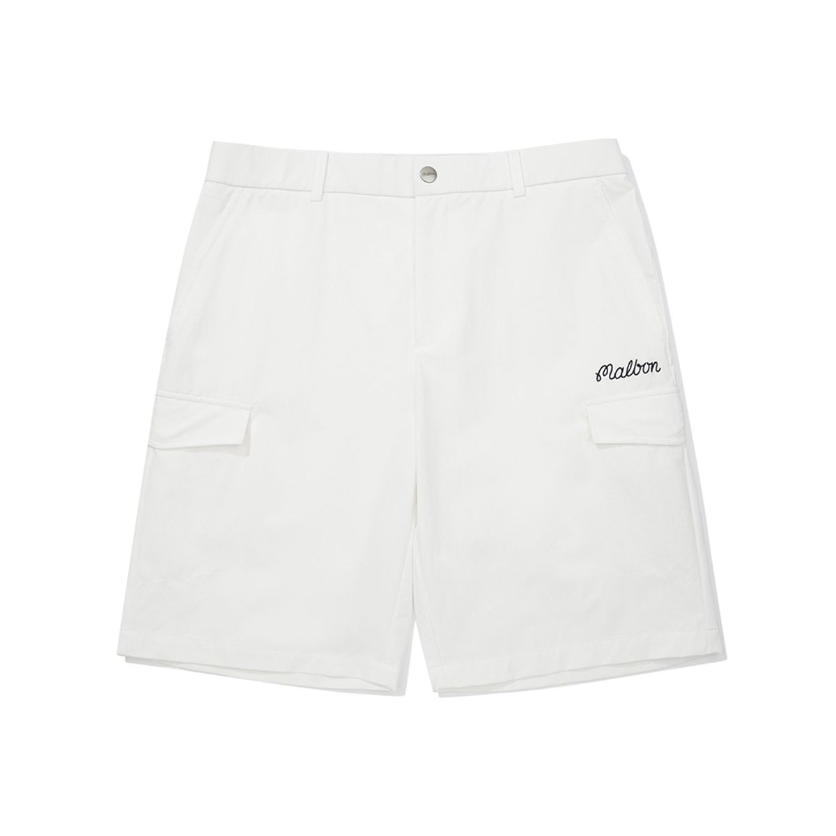 말본 골프(MALBON GOLF) 플래그 하프 팬츠 WHITE (MAN)