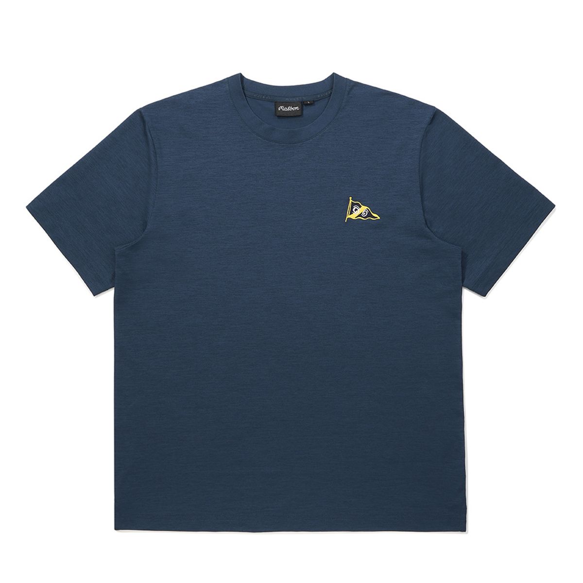 말본 골프(MALBON GOLF) YACHT CLUB 유니 라운드 티셔츠 NAVY