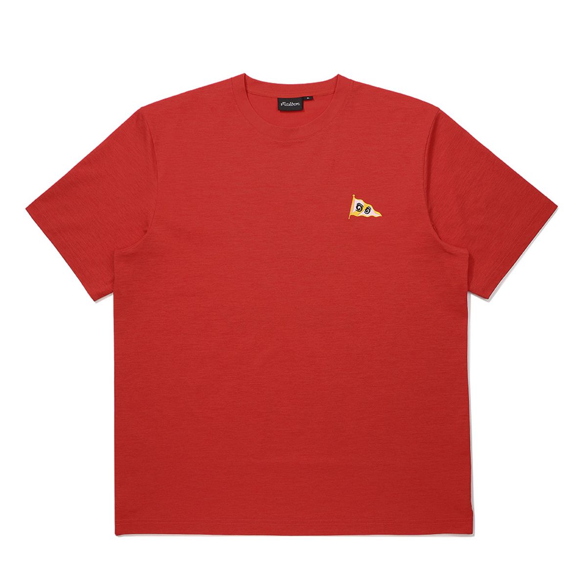 말본 골프(MALBON GOLF) YACHT CLUB 유니 라운드 티셔츠 RED