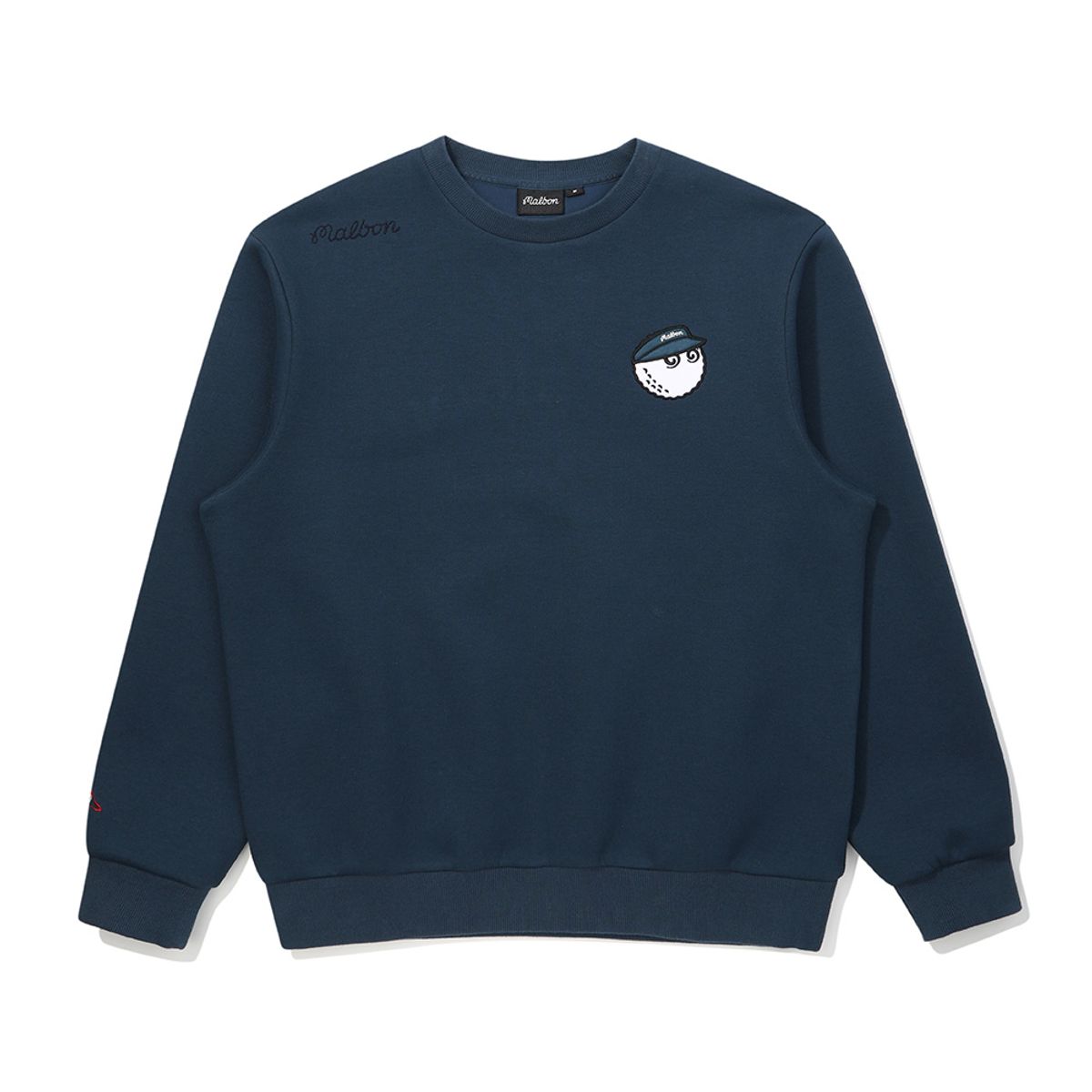 말본 골프(MALBON GOLF) 에어리 라운드 긴팔 티셔츠 NAVY (MAN)