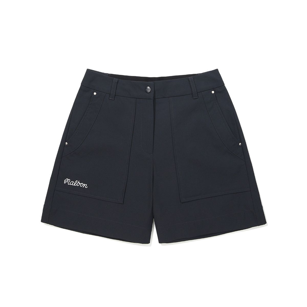 말본 골프(MALBON GOLF) 이중직 3부 하프팬츠 NAVY (WOMAN)