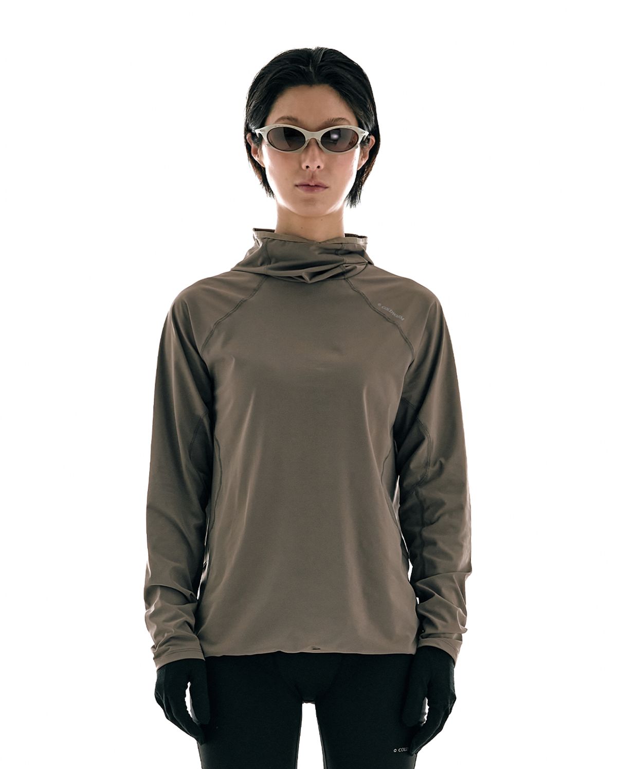 콜드웜(COLDWARM) Aero Balaclava Hoodie (Taupe) -Women-