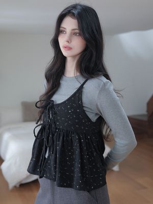 Floral Print Cami Layered Top