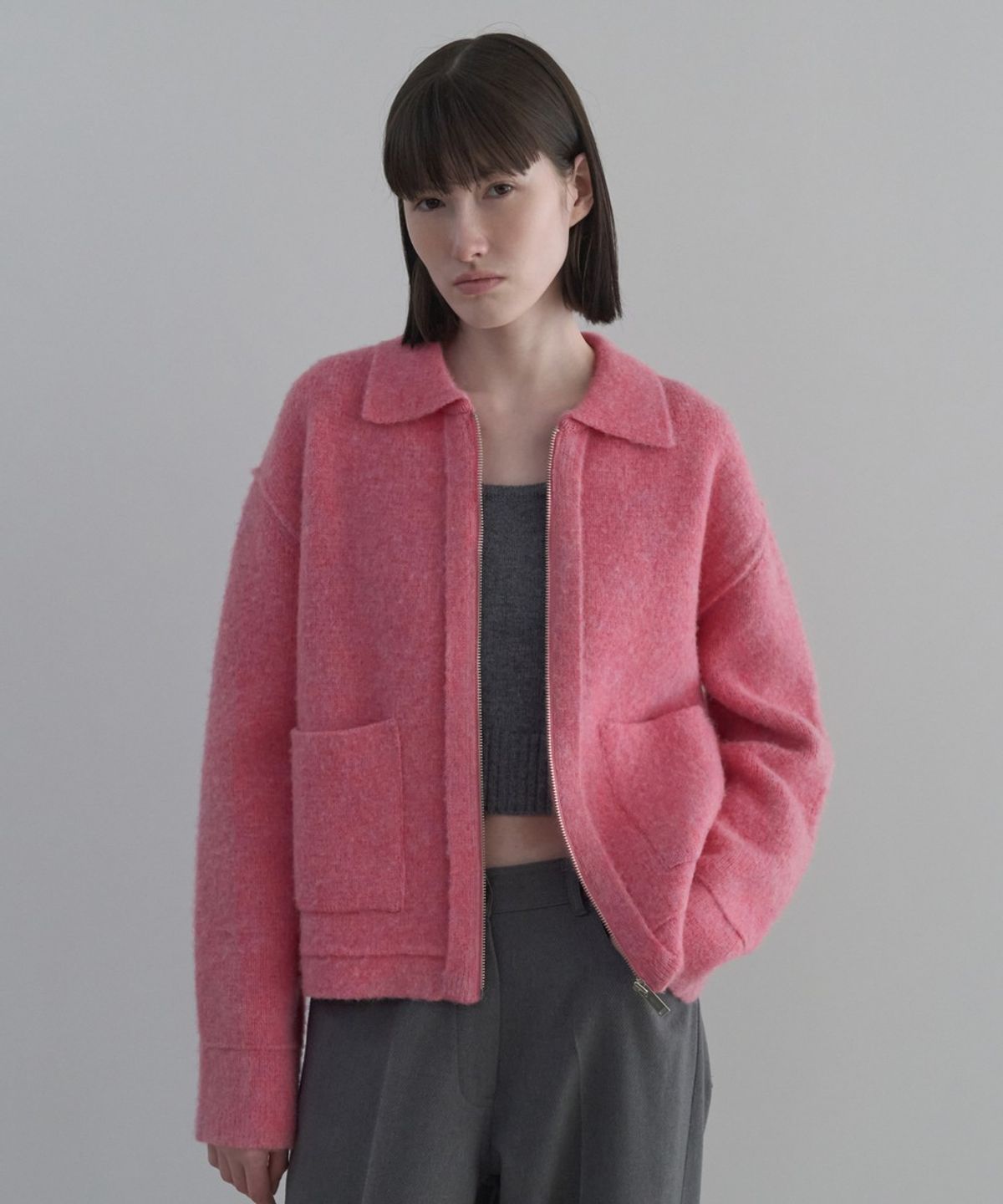 디에토(DEETO) Brushed Jacket [PINK]