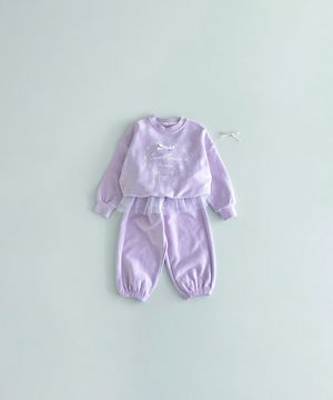 블리리본 맨투맨+비비 조거팬츠 SET