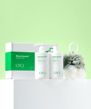 [바디기프트] 바이옴 레미디 바디로션 + 바디워시 + 샤워볼 기획세트