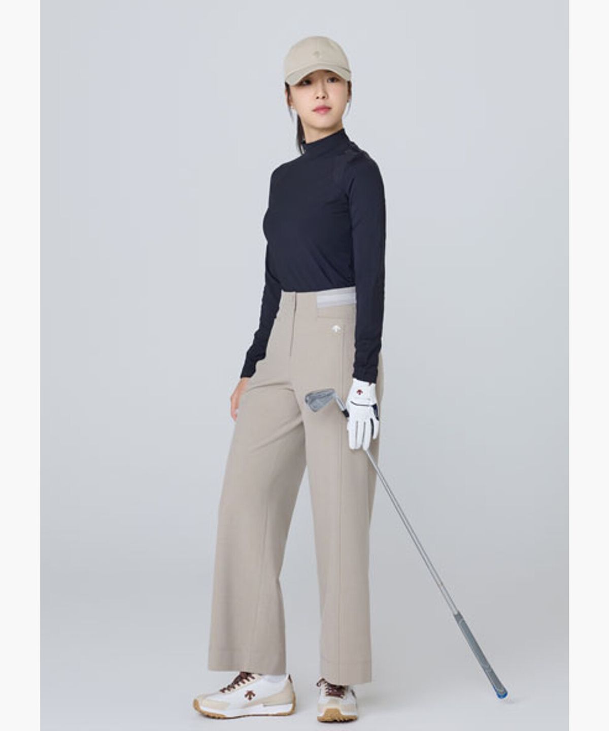 데상트 골프(DESCENTE GOLF) 여성 간절기 와이드핏 팬츠  DR12WFPT17
