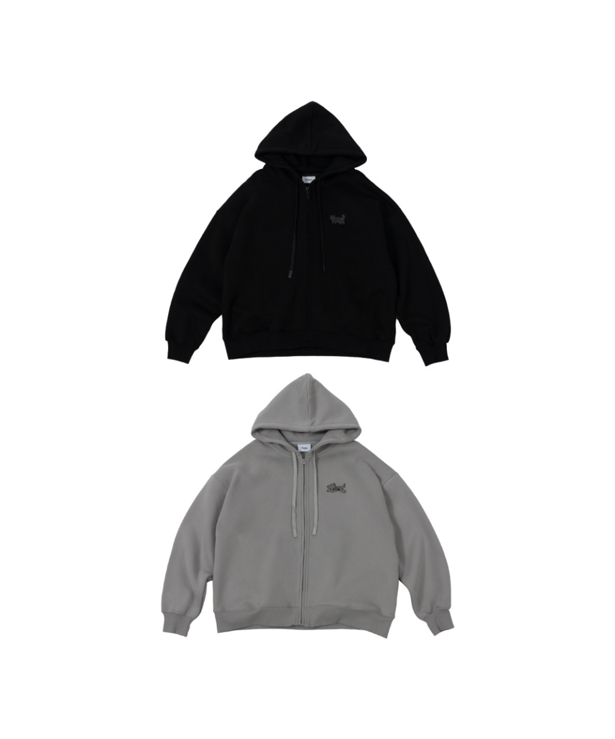 클래씨클럽(CLASSY CLUB) 지퍼 후디 (2 color)