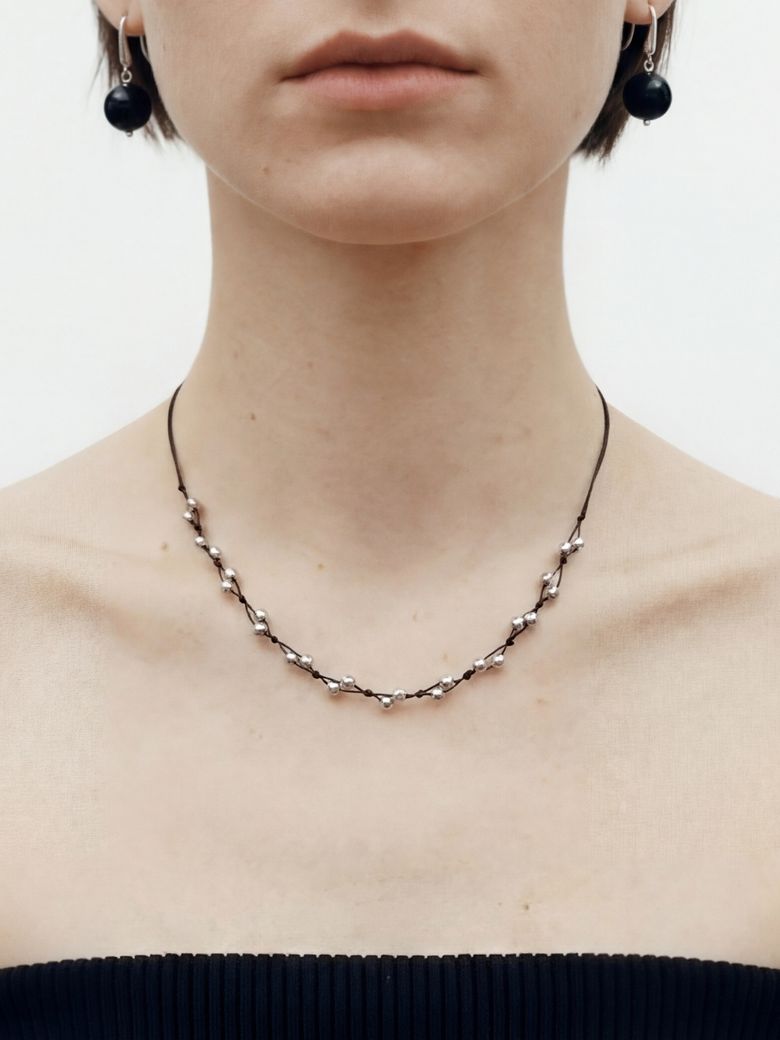 Black Bubble String choker
