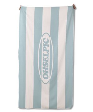 레트로 스트라이프 비치타올_카프리