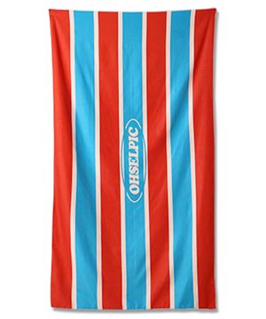 시그니처 스트라이프 비치타올_아메리카 블루레드