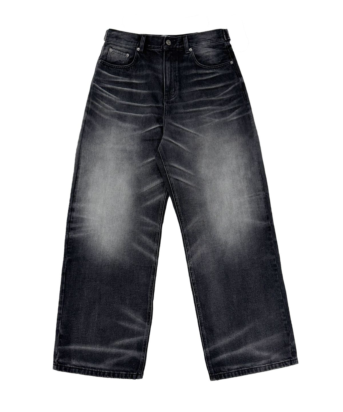 포스센스티브(FORCESENSITIVE) fst wide denim pants (black)
