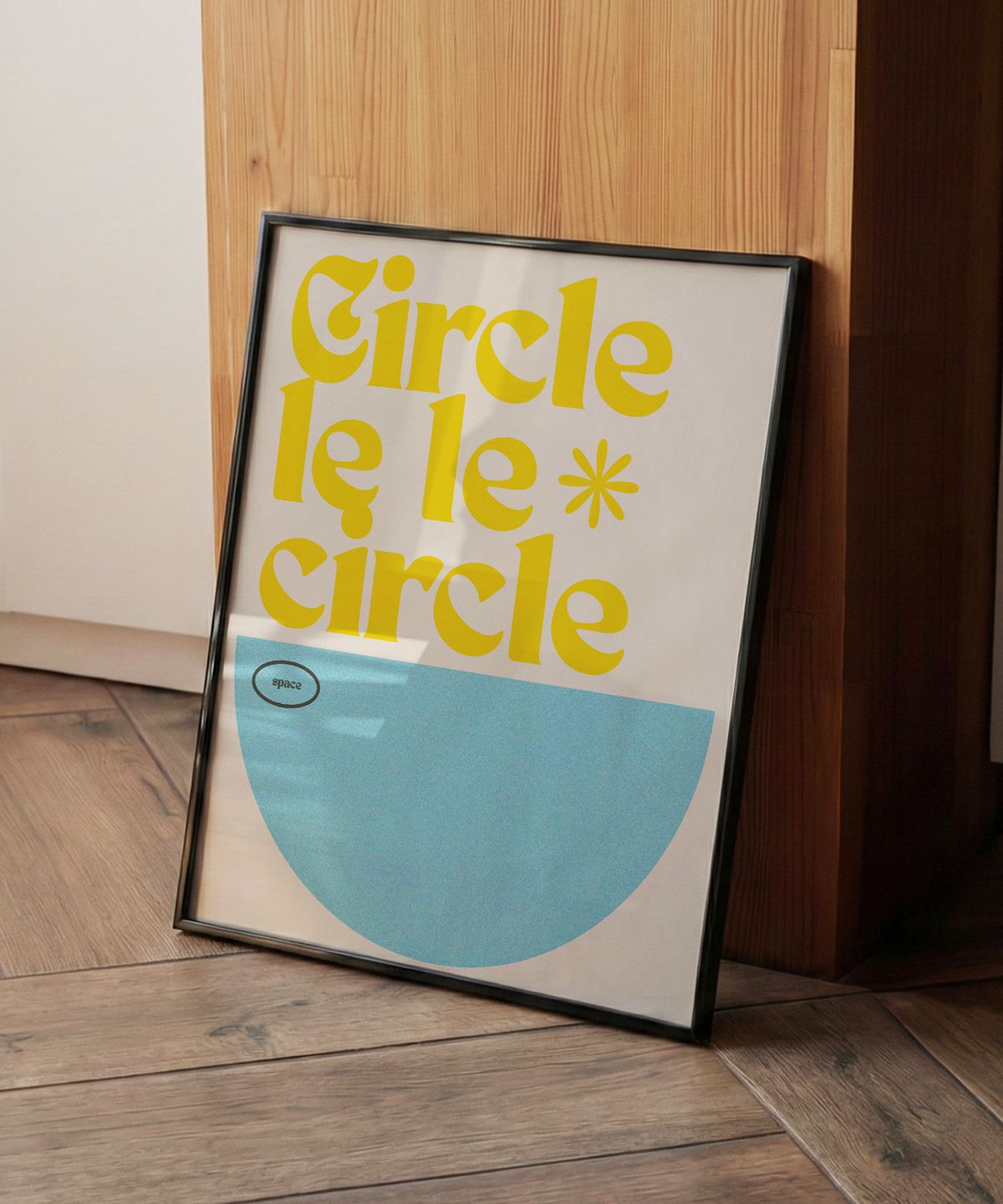 띵스네버체인지(THINGSNEVERCHANGE) Circle le le circle 일러트스레이션 포스터