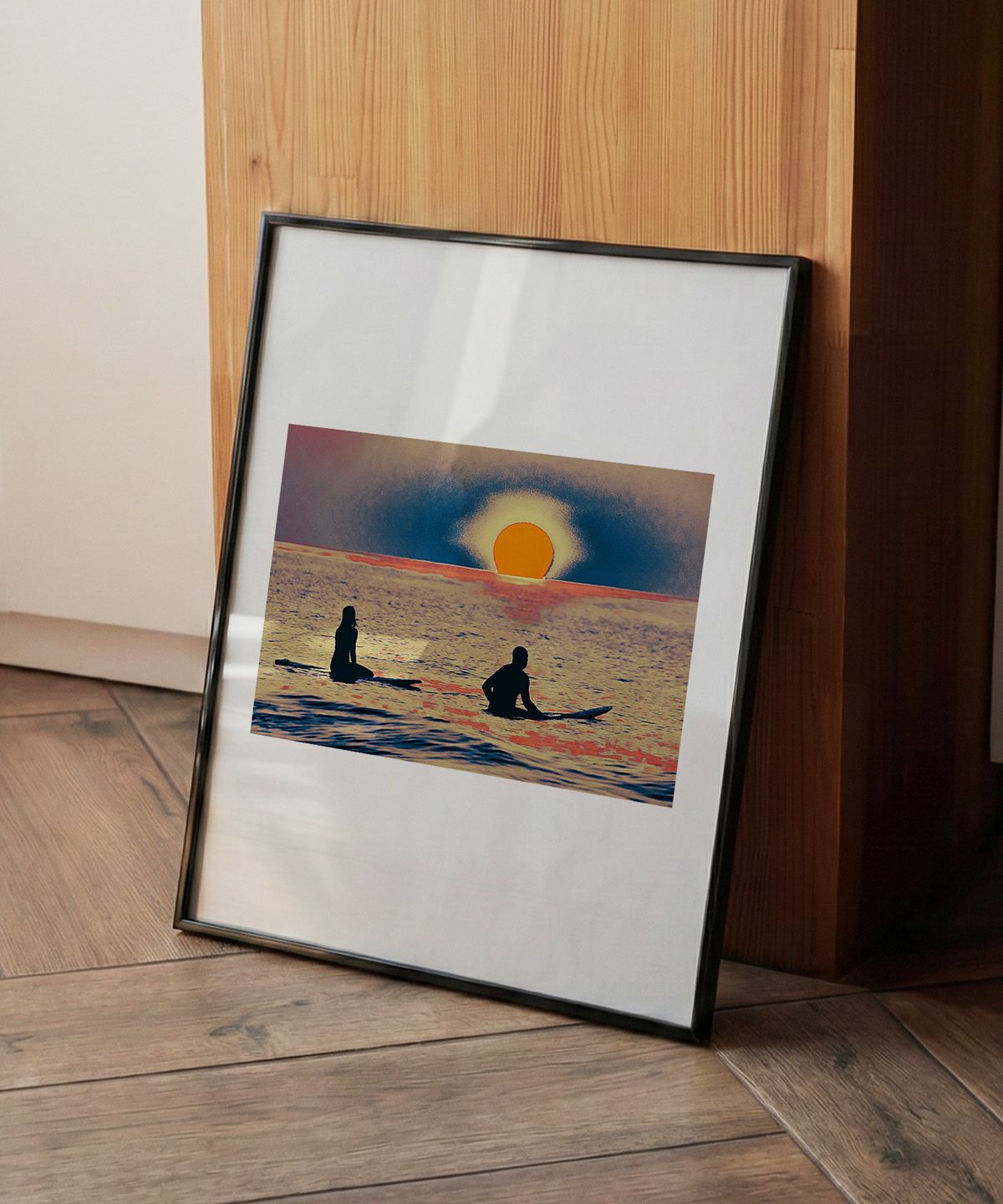 띵스네버체인지(THINGSNEVERCHANGE) Surf surf swashed 일러스트레이션 포스터