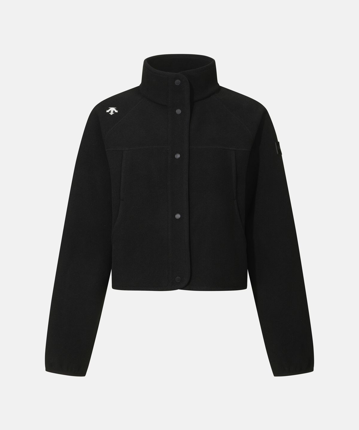 데상트(DESCENTE) 우먼스 마이크로 플리스 자켓 블랙 SR122PKT11