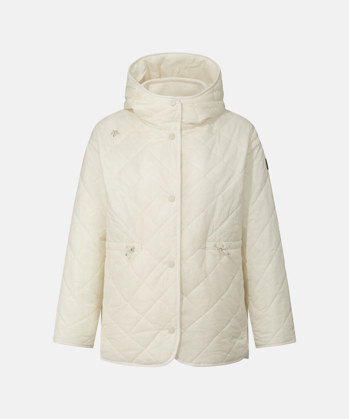 데상트(DESCENTE) 우먼스 퀼팅 롱 패딩 자켓 크림 SR122PKT12