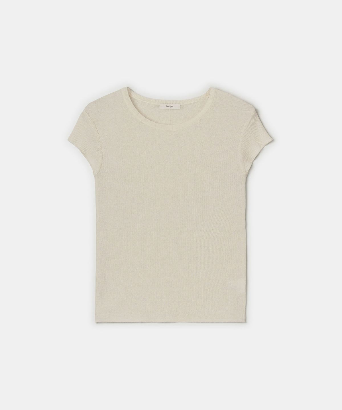 더라이(THERYE) Cap Sleeve Knit(Cream)