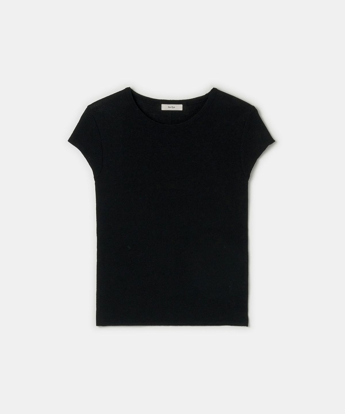 더라이(THERYE) Cap Sleeve Knit(Black)