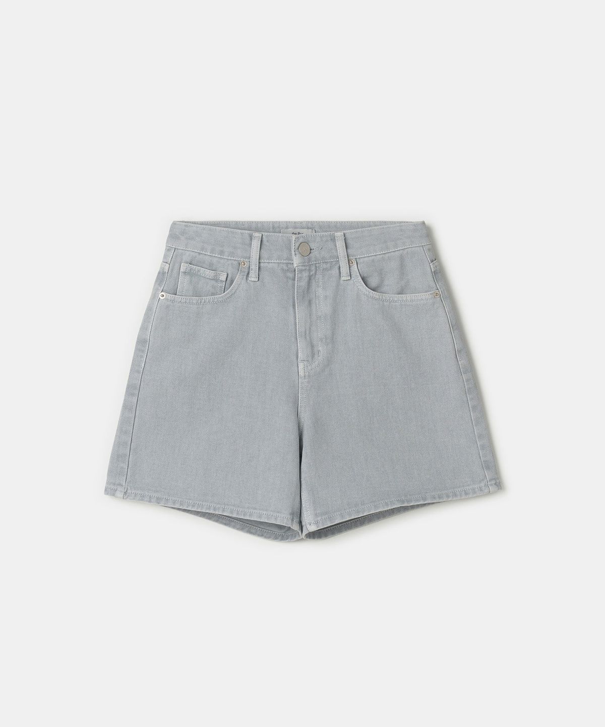 더라이(THERYE) Dyeing Half Denim Pants(Grey)