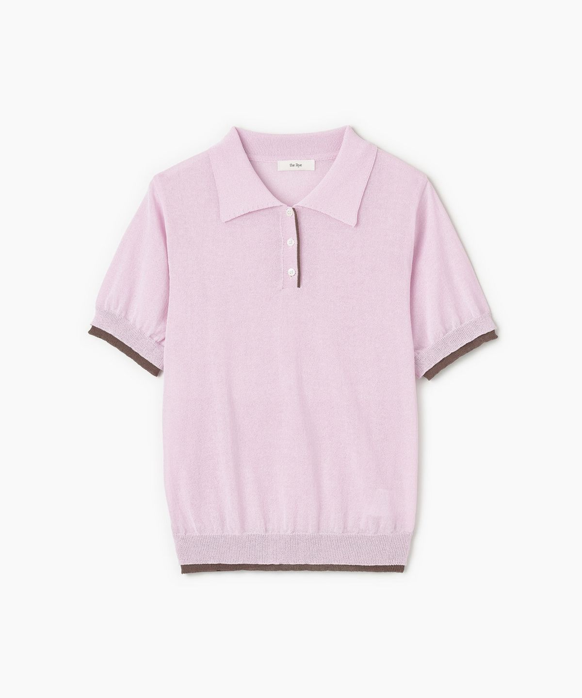 더라이(THERYE) Layerd Collar Knit(Light Pink)