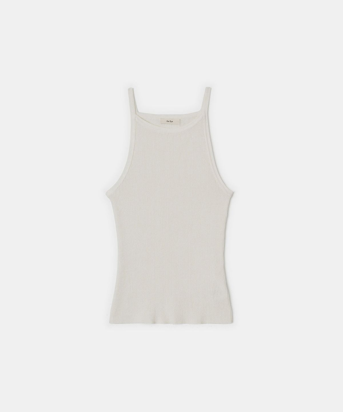 더라이(THERYE) Rib Knit Sleeveless(Ivory)