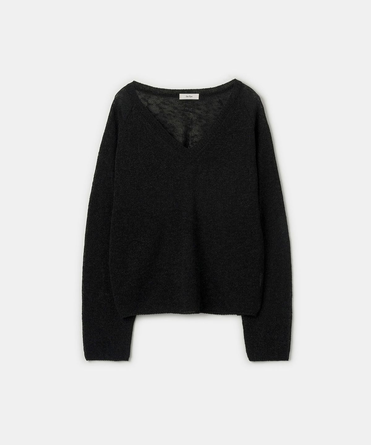 더라이(THERYE) V-neck Pullover(Black)