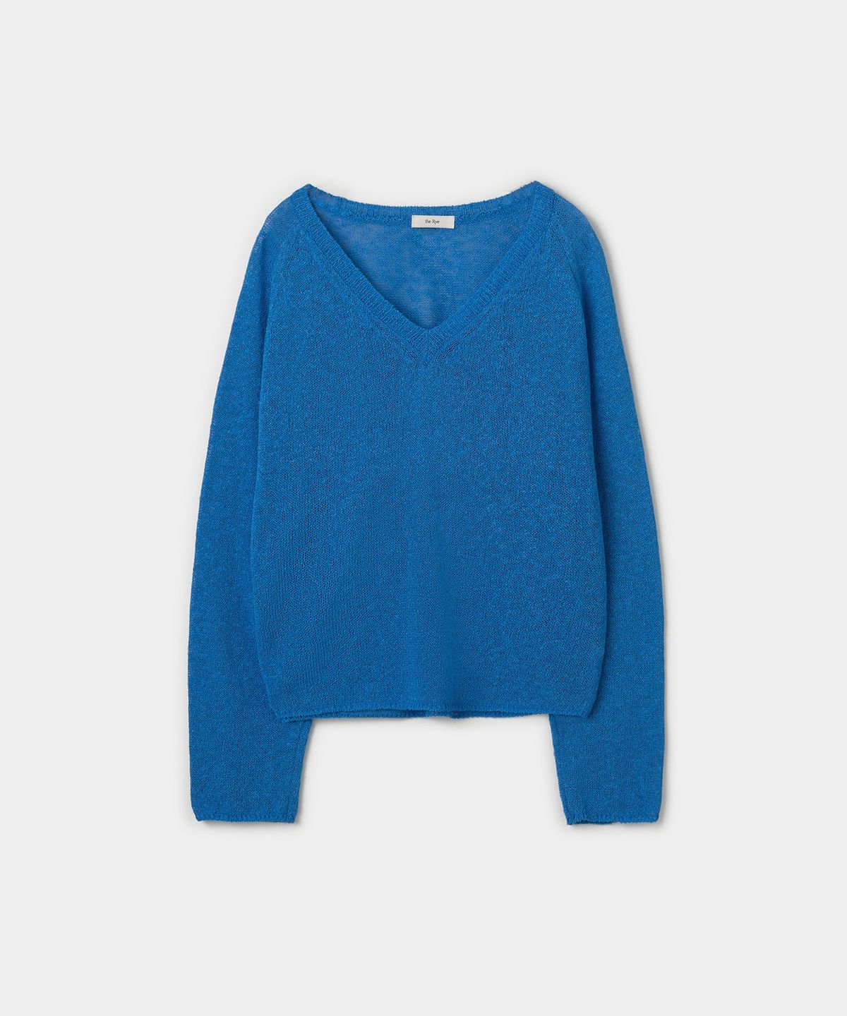 더라이(THERYE) V-neck Pullover(Blue)