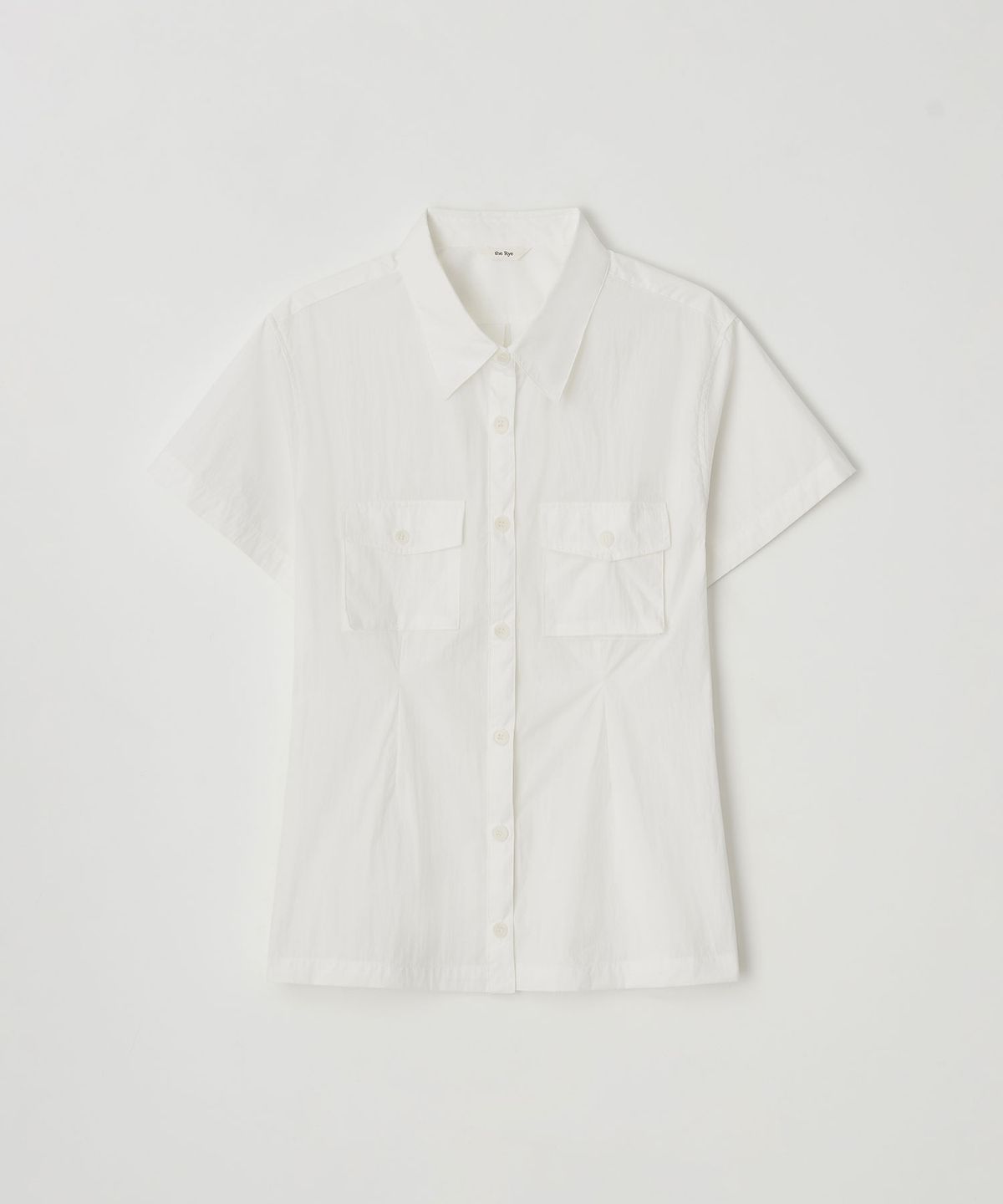 더라이(THERYE) Half Sleeve Pocket Shirt(Cream)