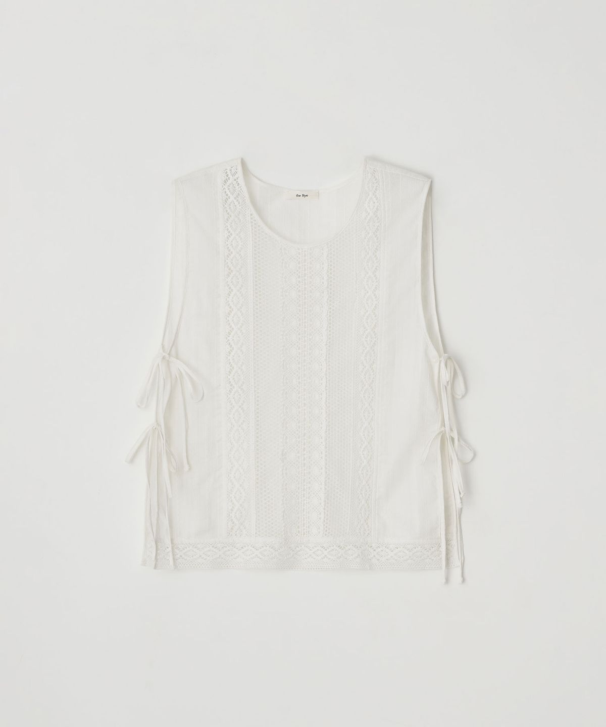 더라이(THERYE) Lace String Sleeveless(Ivory)