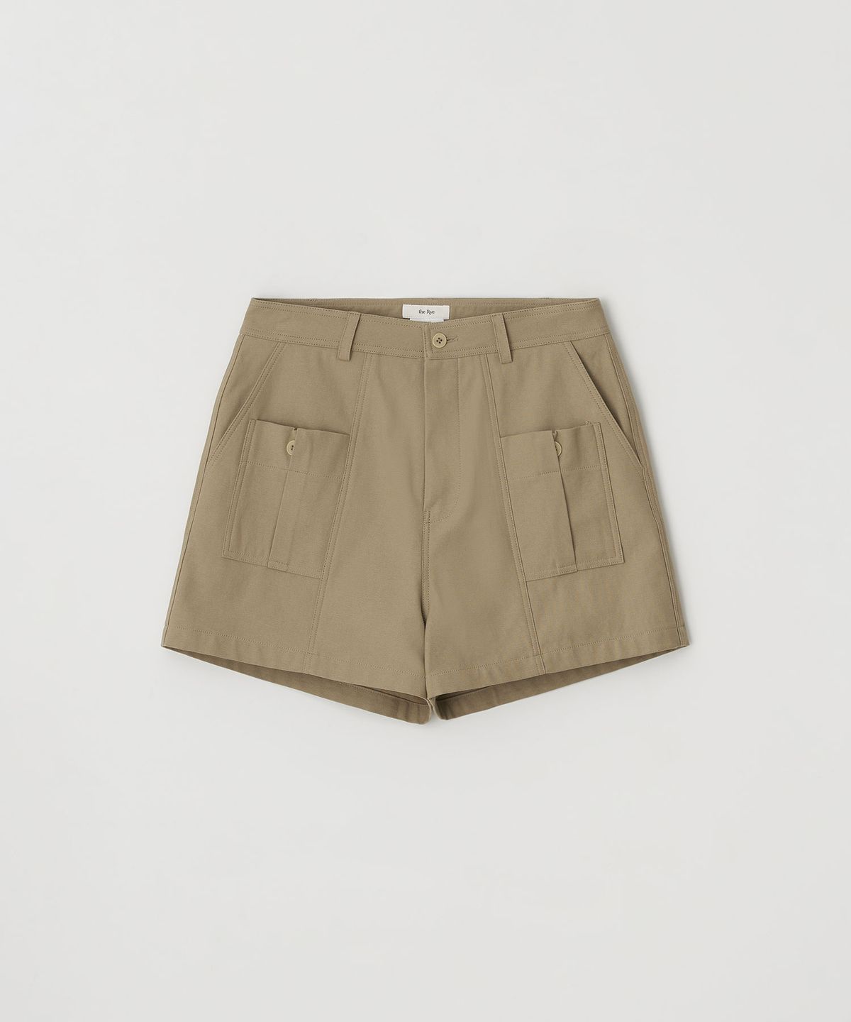 더라이(THERYE) Pocket Half Pants(Beige)