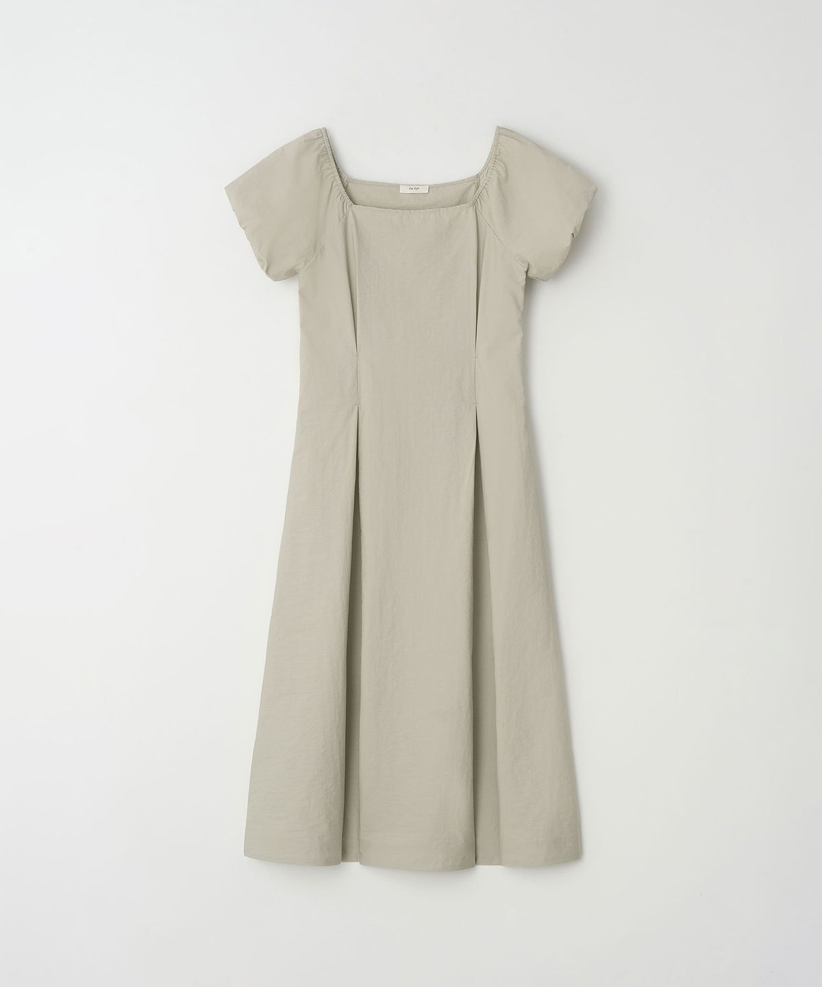 더라이(THERYE) Square-neck Dress(Beige)
