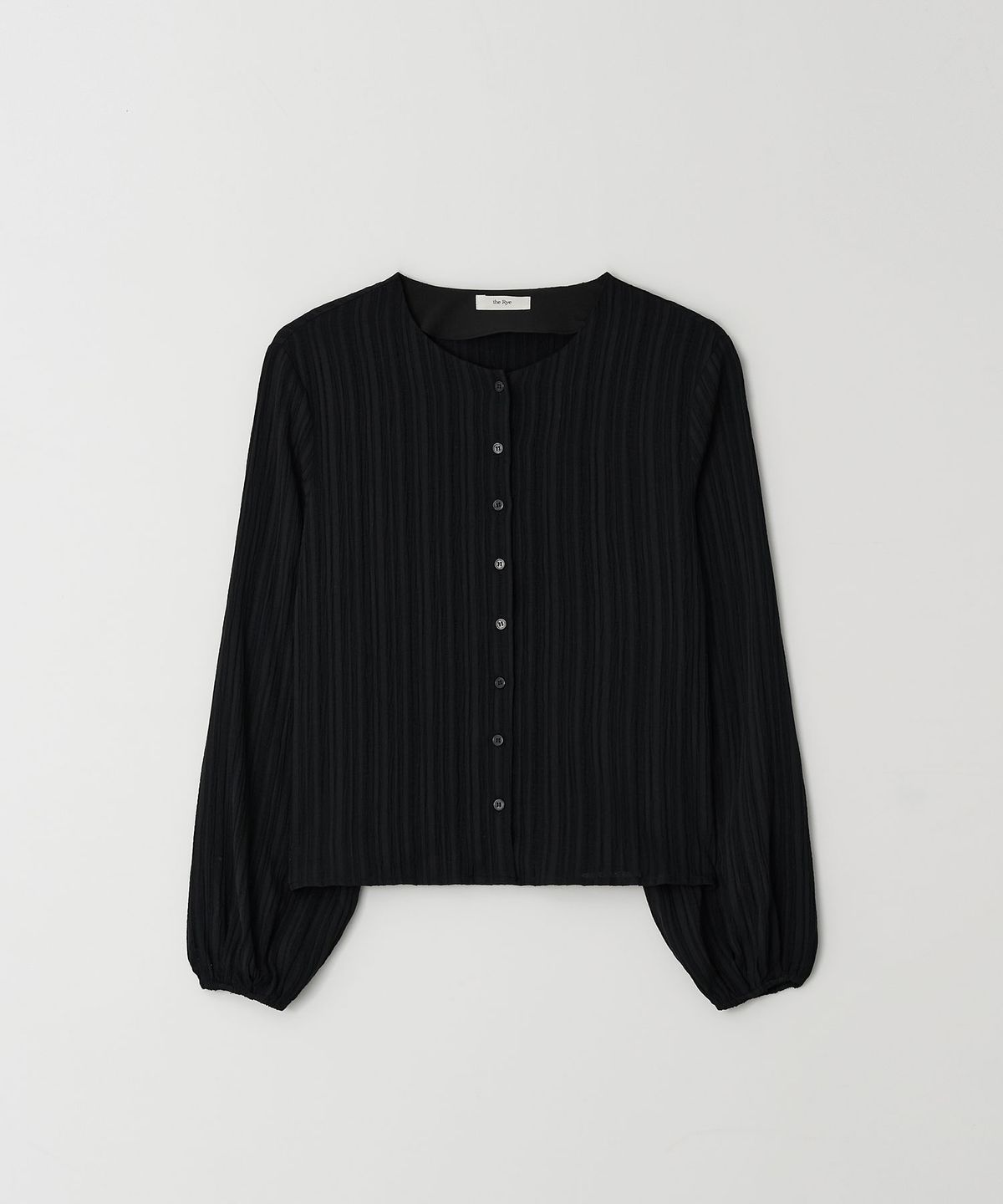 더라이(THERYE) Pleats Blouse(Black)