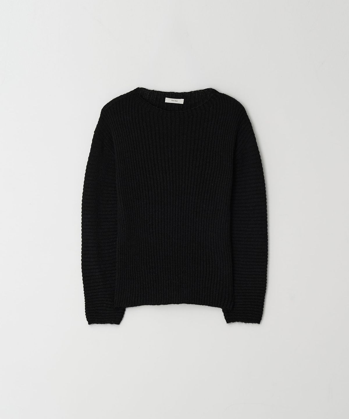 더라이(THERYE) Pleats Long Sleeve Knit(Black)